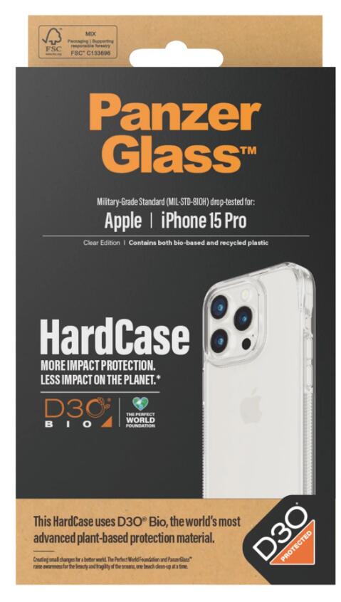 PanzerGlass™ HardCase mit D3O für das iPhone 15 Pro PanzerGlass™ HardCase mit D3O für das iPhone 15 Pro
